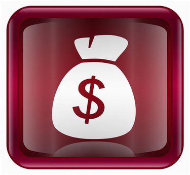 Image of Red Dollar Icon